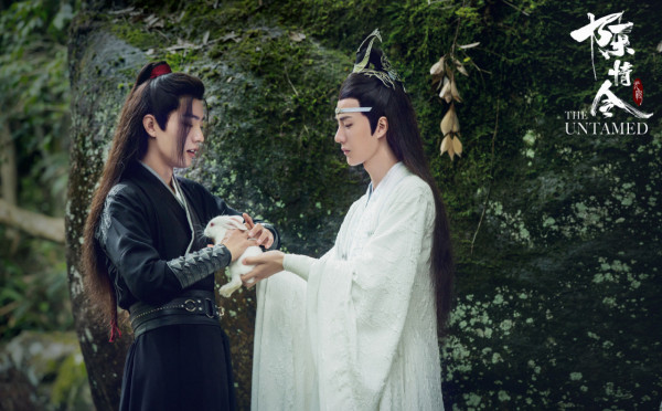 肖戰與王一博因《陳情令》結緣（圖片來源：微博@陳情令）