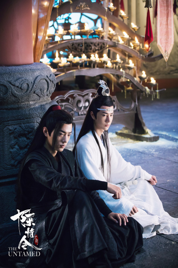 肖戰與王一博因《陳情令》結緣（圖片來源：微博@陳情令）