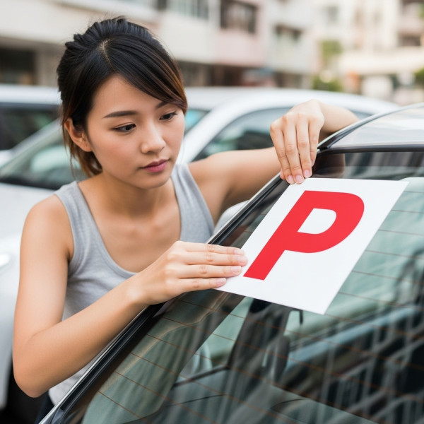 揸車新手「P」牌點算好？P牌限制、扣分機制與罰則懶人包