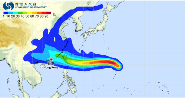 熱帶氣旋最新5大路徑預測！美國GFS料以「較高強度」橫過呂宋海峽