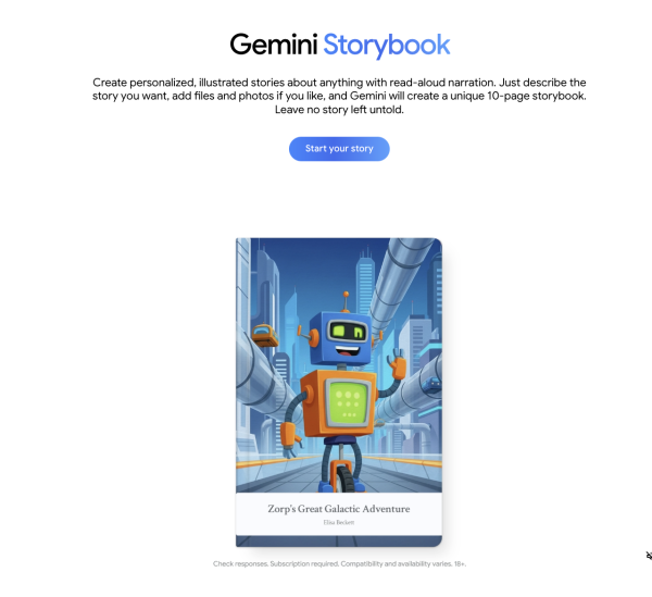 免費24/7幼稚園老師 實測Gemini兒童學習神器 教你自製 AI 故事書 