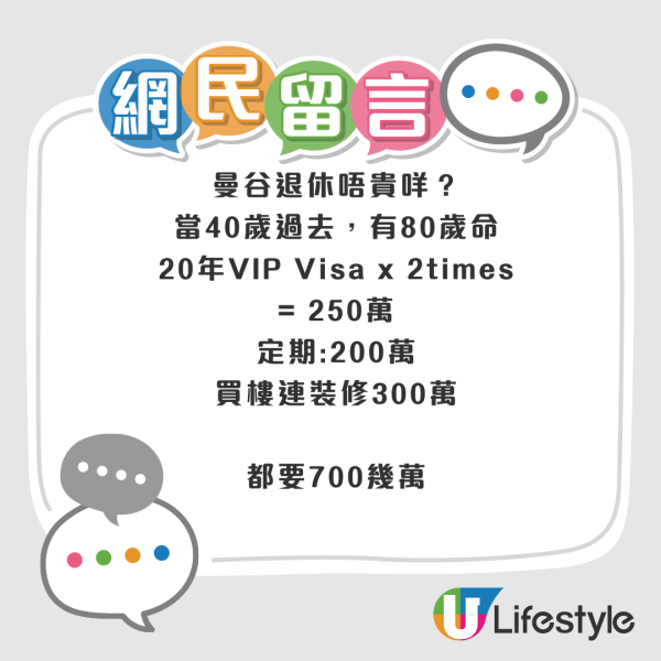 26歲港男計劃38歲泰國退休！月入3萬料儲$450萬！網民反應大不同 竟勸返大陸？