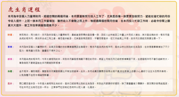 蘇民峰8月生肖運程｜4生肖逢權力地位提升月 爭取升遷擴人氣！屬Ｏ小心氣管問題/屬Ｏ易與伴侶起衝突！