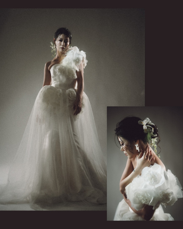 婚禮造型新娘頭飾推薦 鮮花/乾花頭飾 圖片:Makeup and Hair Styling : @yutsz_makeup