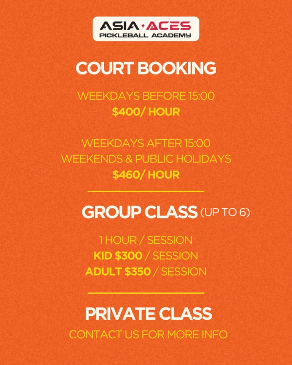 Asia Aces Pickleball Academy @IG