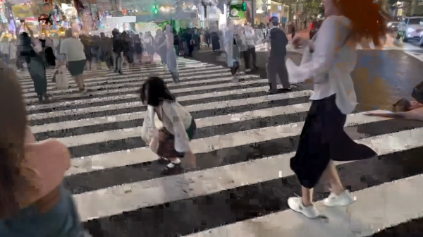 有片！台灣旅客大鬧日本澀谷坐斑馬線稱超好玩！台網民斥：不要丟台灣臉 