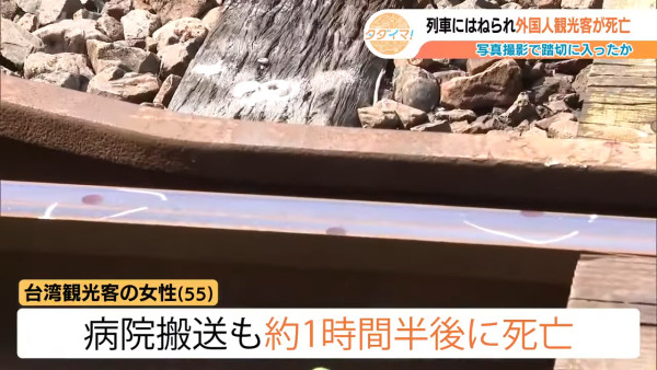 台女遊神社誤闖平交道遭撞死 專注手機打卡釀禍 據稱現場無欄杆 