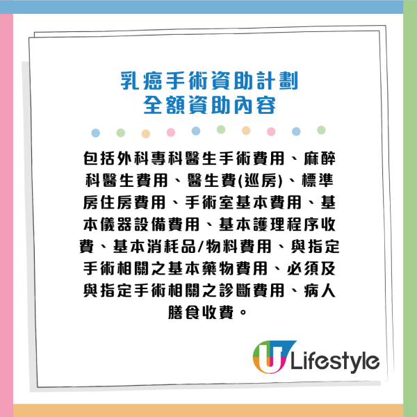中大醫院推「乳癌手術資助計劃」！免費做5類手術+全額津貼住院費用！包藥物費用/化驗費/病人膳食收費/覆診費！
