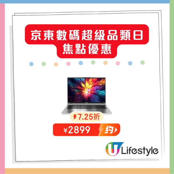 今晚8點開搶 $1.9萬遊戲筆電平至$1 大量電子產品低至5折