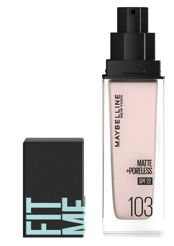 粉底液推薦｜MAYBELLINE FIT ME！反孔特霧粉底液