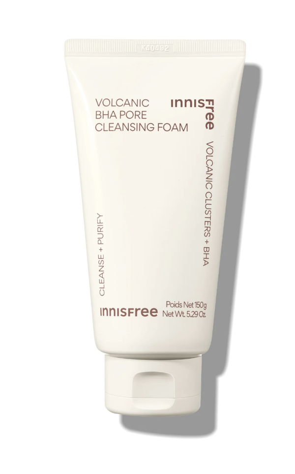 收毛孔潔面推介|innisfree 火山泥溫和淨肌潔面膏