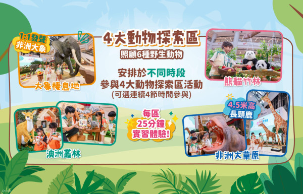 親子活動扮演見習動物護理員$68起 沉浸式工作體驗兼享30間商戶優惠
