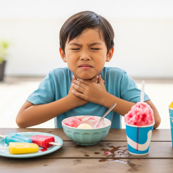 4歲男童日吃3個雪糕致失聲 醫生提醒3情況易刺激喉嚨【附養聲茶飲】