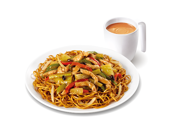 大快活大送$1「粒粒紅豆奶茶」！沙嗲牛肉麵/沙嗲牛肉西多士/沙嗲牛肉煎蛋菠蘿包$37起