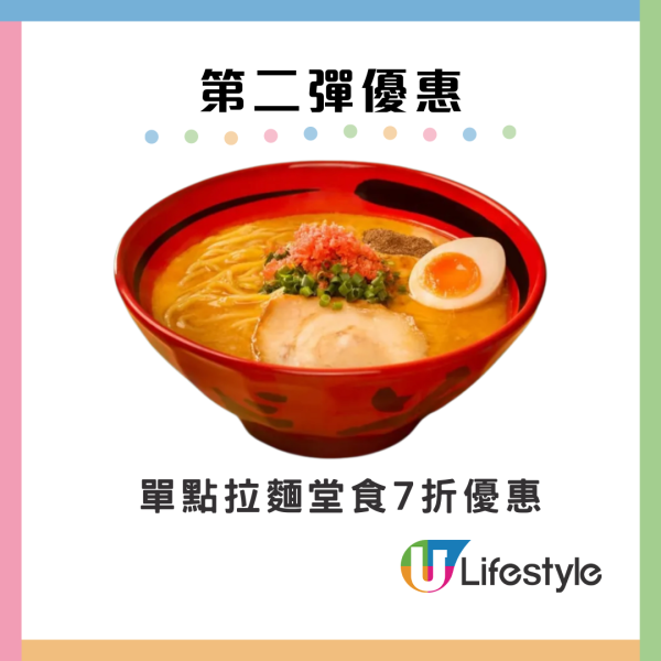 一幻拉麵食$100送$100/免費30日拉麵 即睇7周年三重奏優惠！