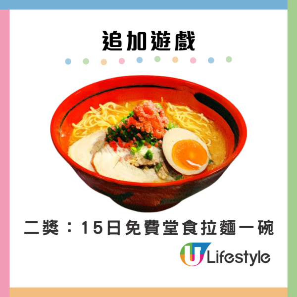 一幻拉麵食$100送$100/免費30日拉麵 即睇7周年三重奏優惠！