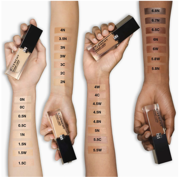 2025年上半年最佳粉底液第3位：GIVENCHY Prisme Libre Glow Serum Foundation稜鏡柔光精華粉底液 #1.5N