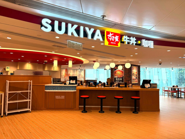 SUKIYA分店示意圖（來源：SUKIYA@Facebook）