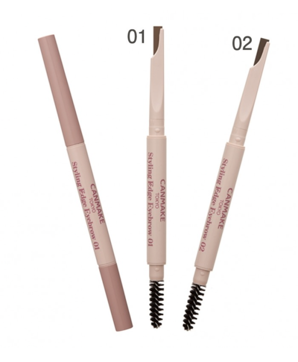 2025年上半年最好用眉筆：CANMAKE Styling Edge Eyebrow 精細薄芯型眉筆 #02