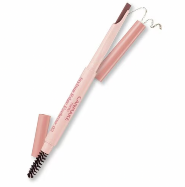 2025年上半年最好用眉筆：CANMAKE Styling Edge Eyebrow 精細薄芯型眉筆 #02