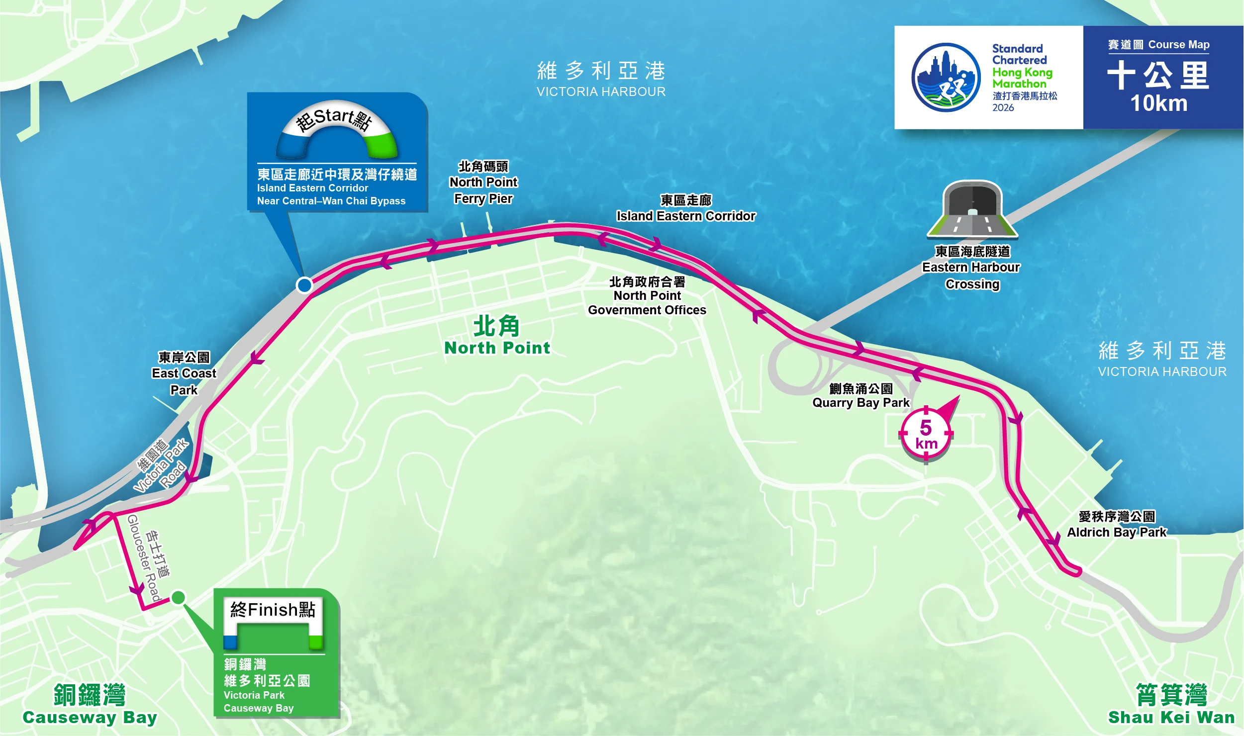 渣打馬拉松2026明年1.18舉行！9月8日起接受公眾報名 附報名日期/費用/路線