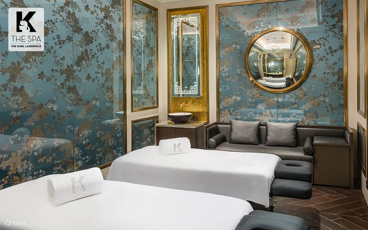 澳門卡爾拉格斐酒店 THE KARL LAGERFELD水療中心。圖片來源:Klook 澳門卡爾拉格斐酒店 THE KARL LAGERFELD水療中心。圖片來源:Klook