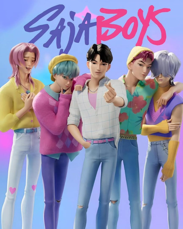 網民自製海報—《Kpop獵魔女團》第二季（圖片來源：IG@sajaboysoficial）