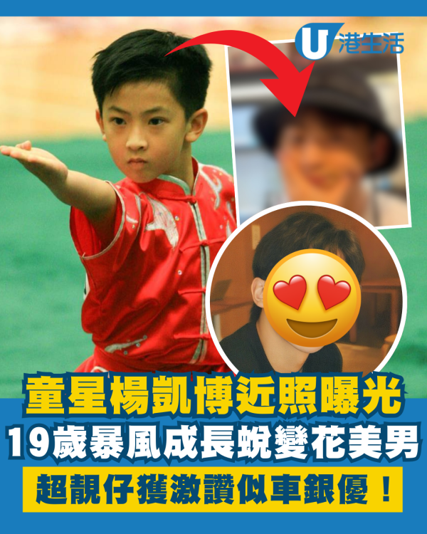 童星楊凱博近照曝光蛻變韓系花美男 19歲暴風成長超靚仔獲激讚似車銀優
