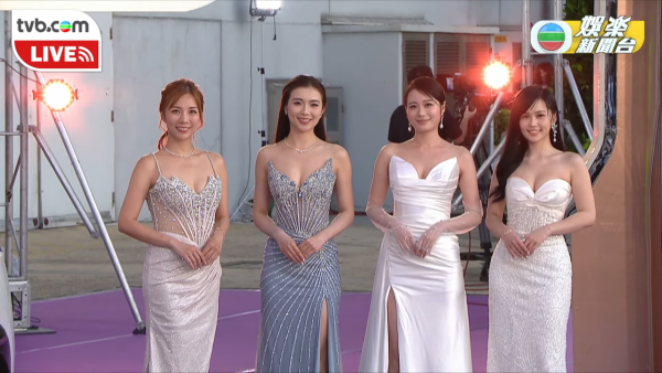 香港小姐2025｜逾50位女藝人性感亮相紅地氈！李芷晴魔鬼身材拋窒全場