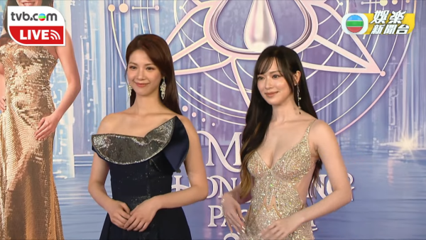 香港小姐2025｜馮盈盈U形超低胸性感贏盡焦點 韓系瀏海新形象美貌驚艷網民