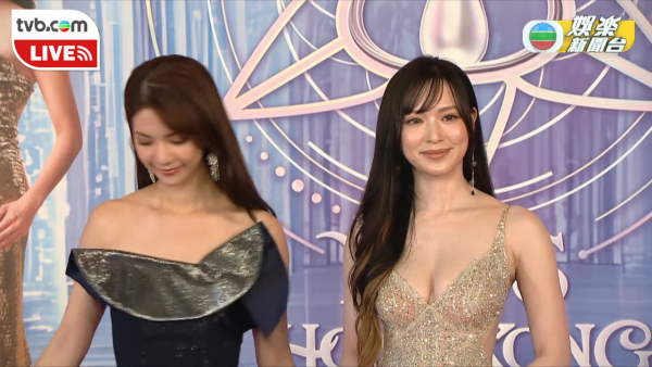 香港小姐2025｜馮盈盈U形超低胸性感贏盡焦點 韓系瀏海新形象美貌驚艷網民