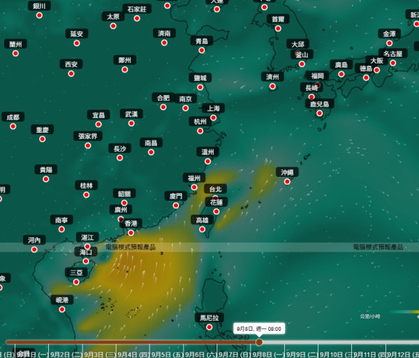 打風｜天文台料南海再有低壓槽形成 周末天氣不穩 附AI路徑預測
