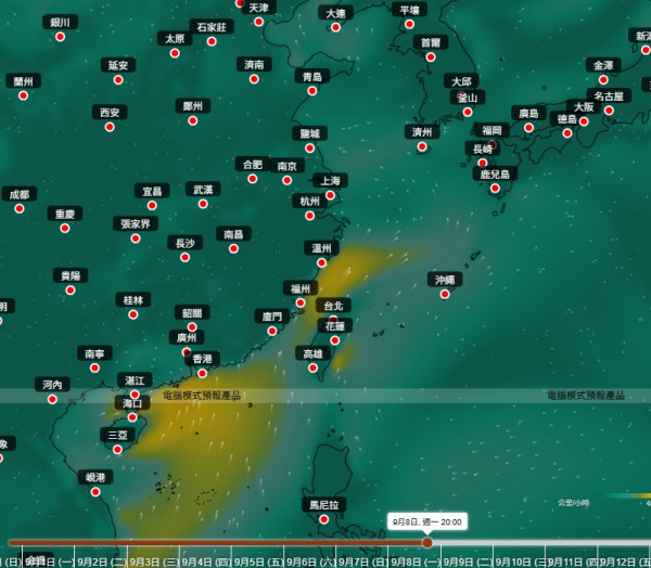 打風｜天文台料南海再有低壓槽形成 周末天氣不穩 附AI路徑預測