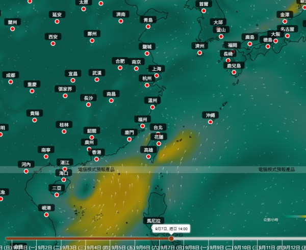打風｜天文台料南海再有低壓槽形成 周末天氣不穩 附AI路徑預測