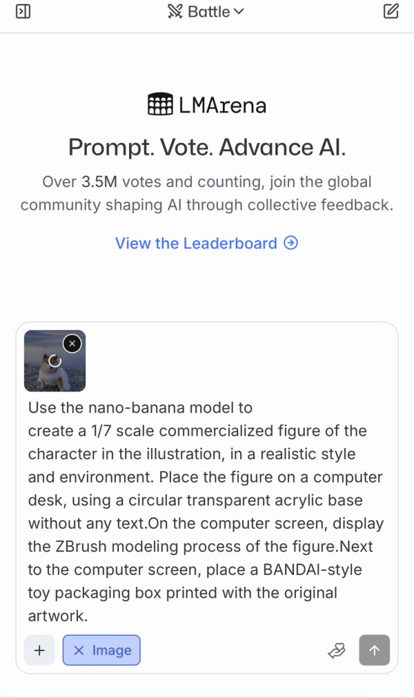 AI figure-寵物圖片製作（圖片︰記者實試截圖）