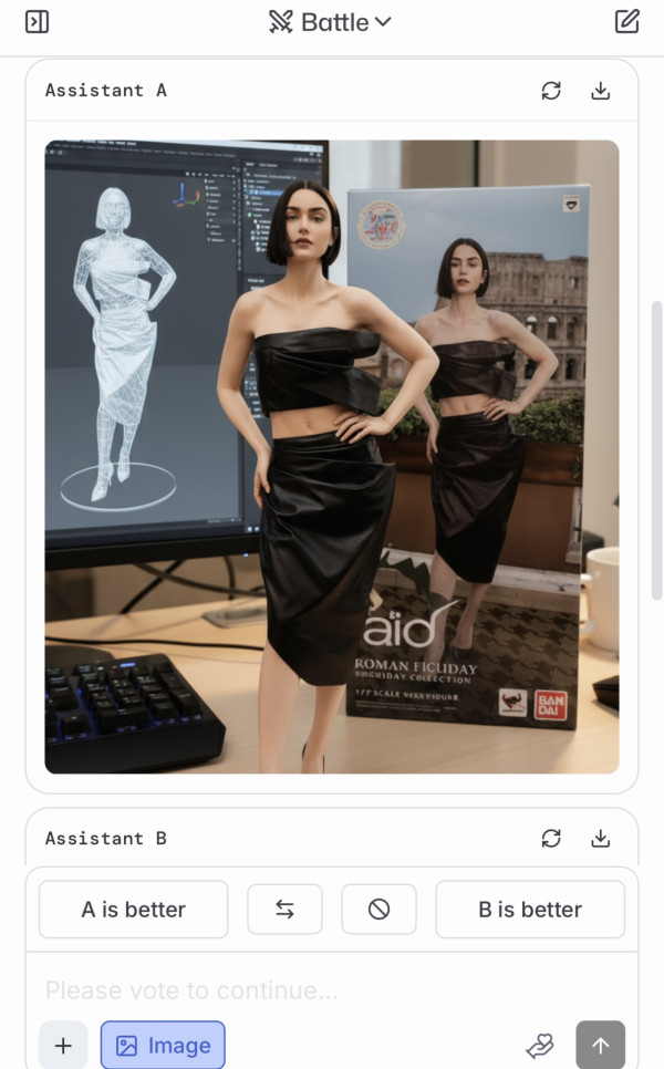 AI figure-人像圖片製作（圖片︰記者實試截圖）