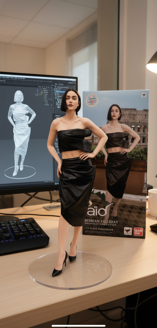 AI figure-人像圖片製作（圖片︰記者實試截圖）