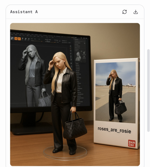 AI figure-人像圖片製作（圖片︰記者實試截圖）
