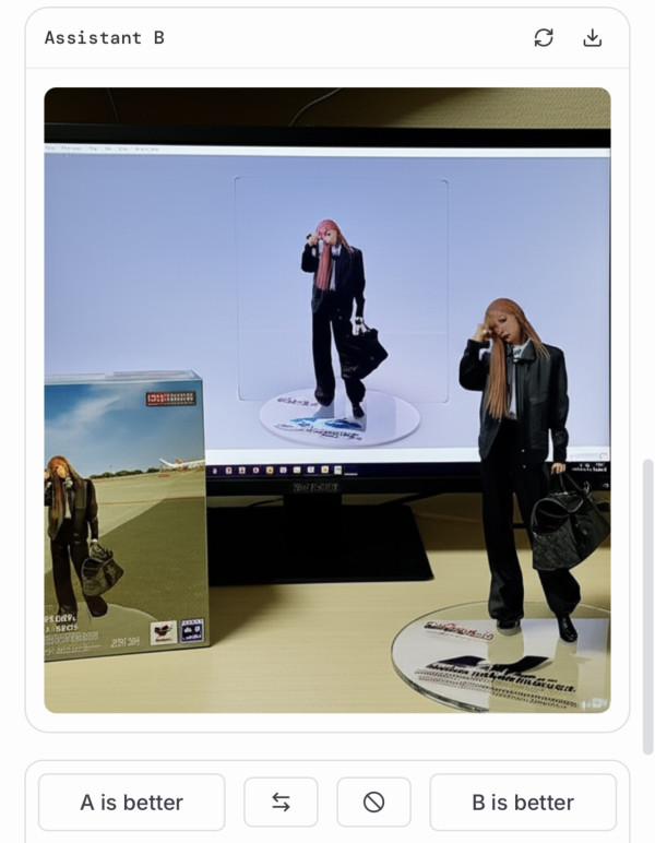 AI figure-人像圖片製作（圖片︰記者實試截圖）