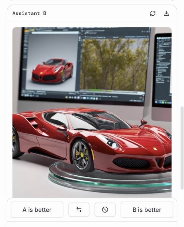 AI figure-車圖片製作（圖片︰記者實試截圖）