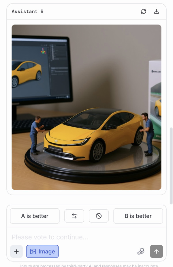 AI figure-車圖片製作（圖片︰記者實試截圖）