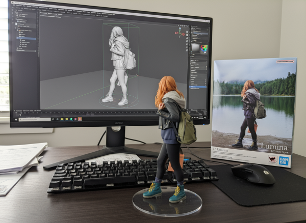 AI figure-人像圖片製作（圖片︰記者實試截圖）