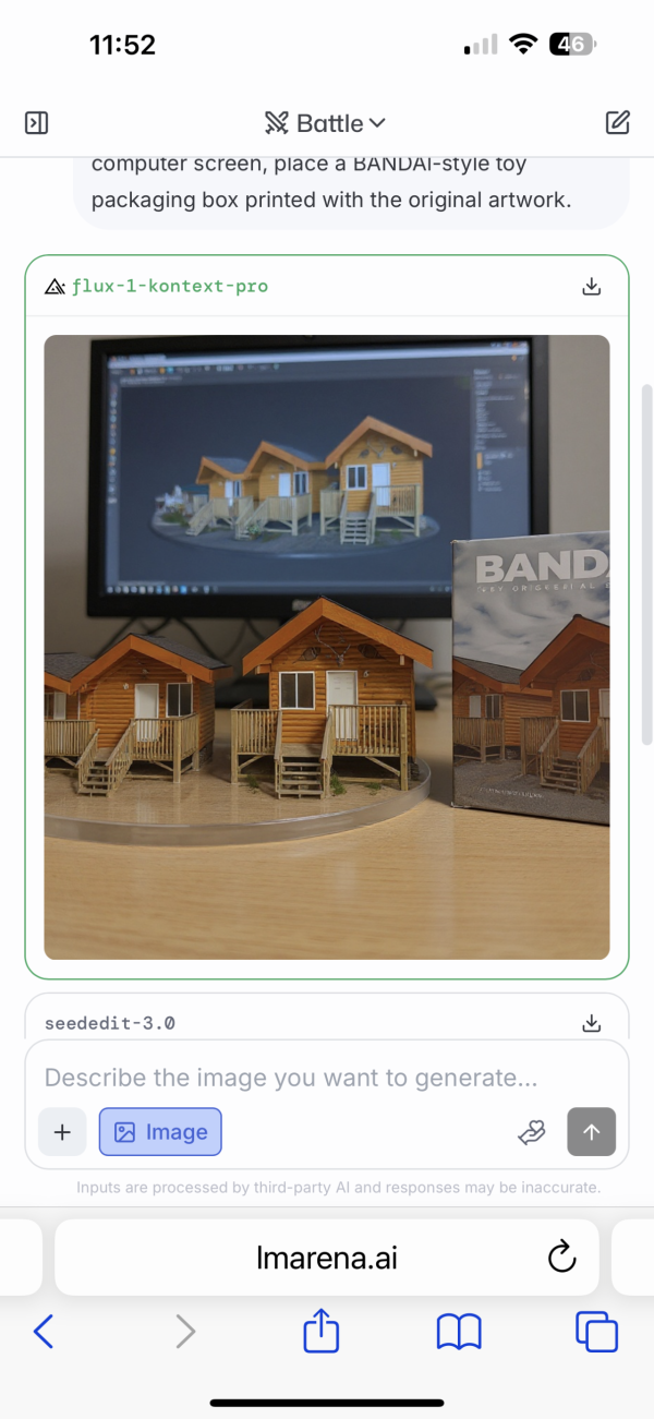 AI figure-風景圖片製作（圖片︰記者實試截圖）