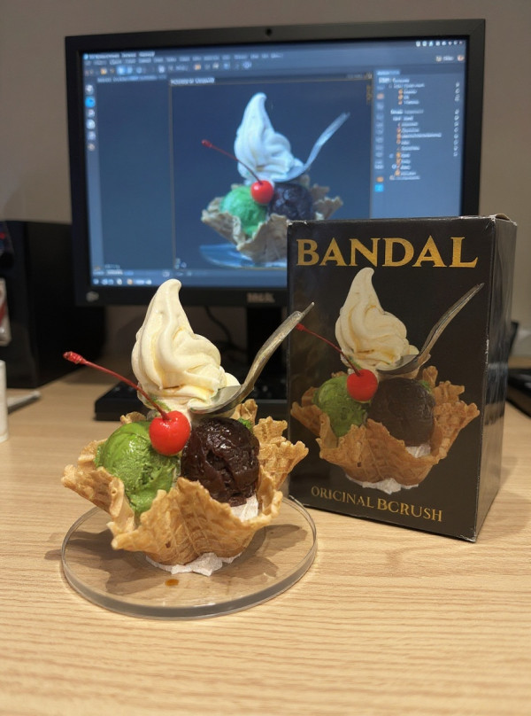 AI figure-美食圖片製作（圖片︰記者實試截圖）