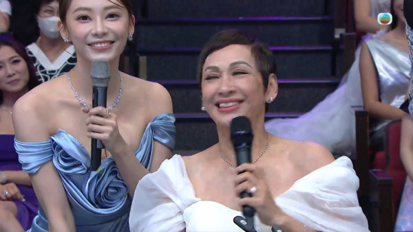 香港小姐2025｜余安安都係GM葉蒨文情侶檔CP粉 20秒望足12次姨母笑真實表情遭瘋傳