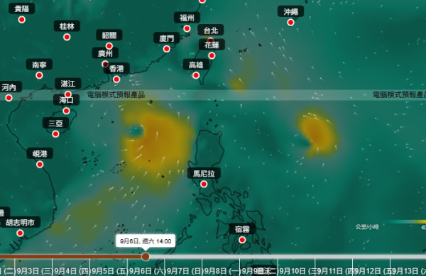 9月雙颱風直逼香港？天文台3大AI熱帶氣旋路徑預測 今個星期恐打風