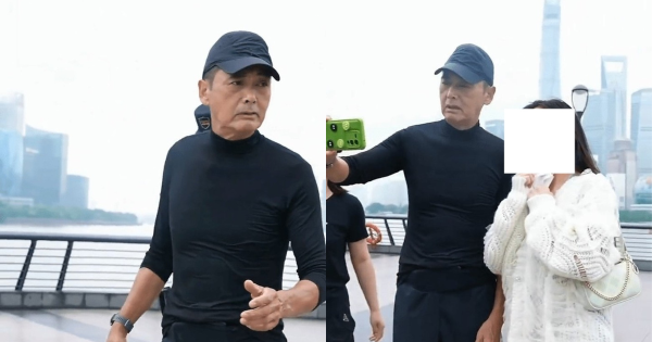 周潤發跑步被野生捕獲罕有「黑面」惹熱議 粉絲一舉動令發哥臉露不悅畫面瘋傳