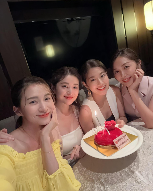 陳自瑤獲闊太閨密團豪華慶祝生日！三大凍齡美人同框如孿生姊妹驚艷網民