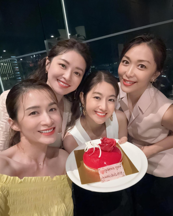 陳自瑤獲闊太閨密團豪華慶祝生日！三大凍齡美人同框如孿生姊妹驚艷網民