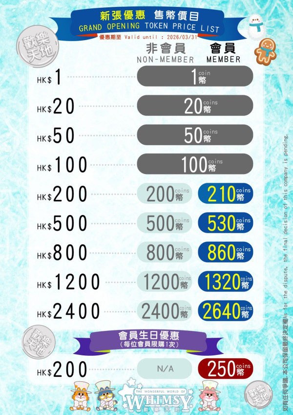 歡樂天地旗艦店登陸灣仔合和商場！全港首個VR電單車/奇幻冰雪樂園 開幕代幣優惠